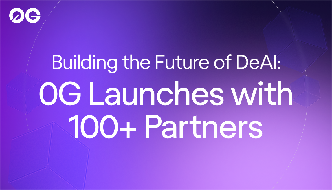 0G Launches With 100+ Partners to Build the Future of Decentralized AI